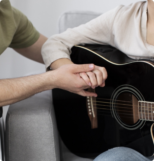 Music Therapy using guitar